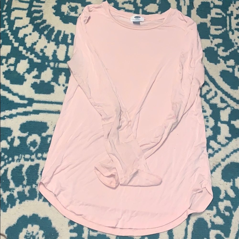 Light pink old navy long sleeve shirt